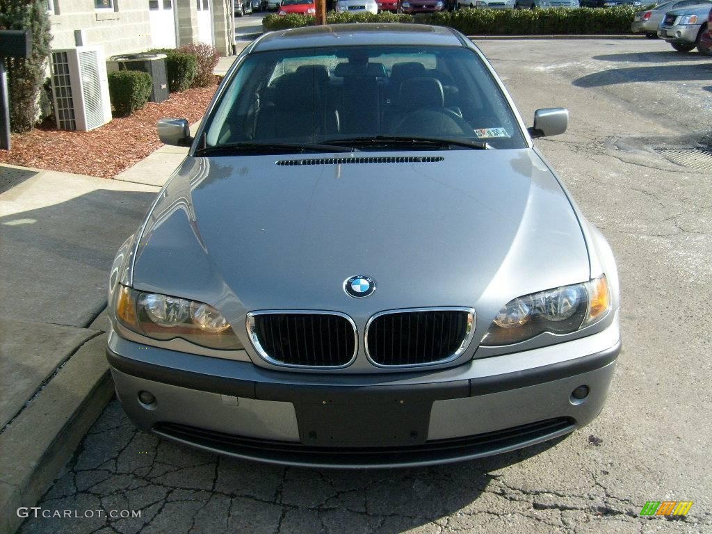 2004 3 Series 325xi Sedan - Silver Grey Metallic / Black photo #7