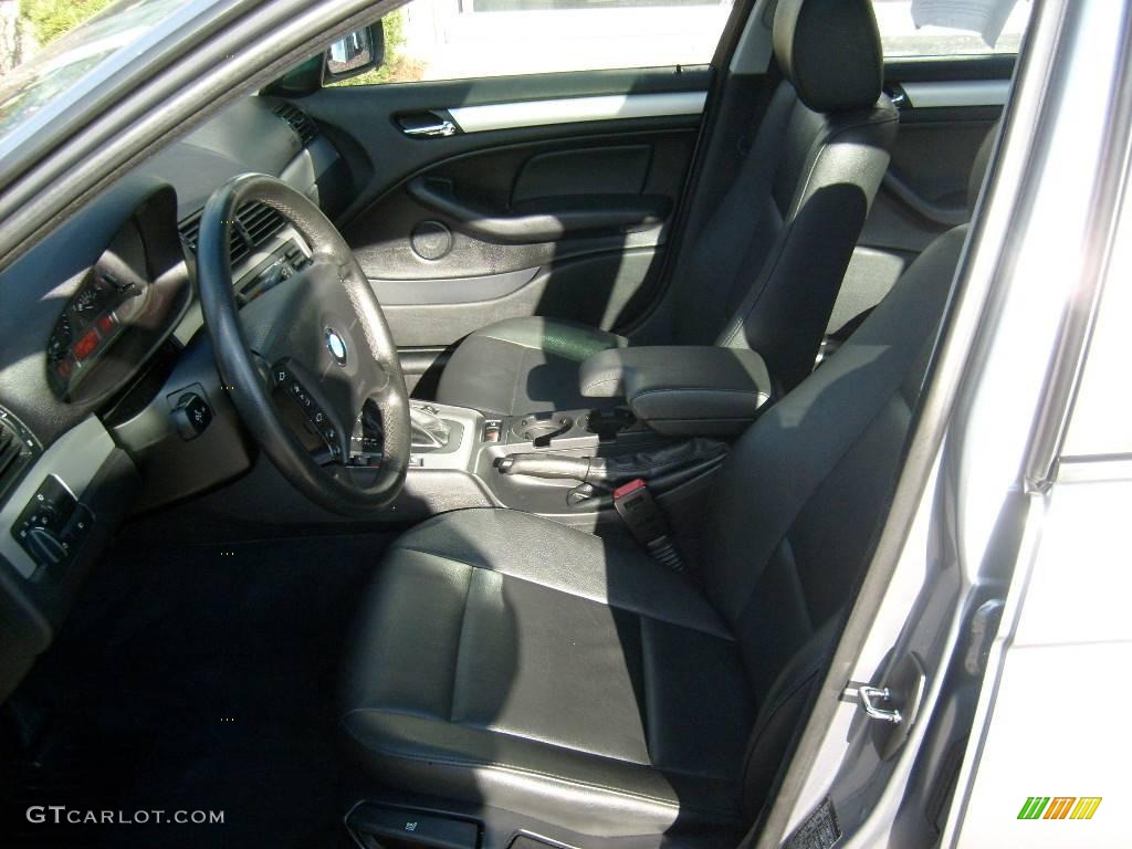 2004 3 Series 325xi Sedan - Silver Grey Metallic / Black photo #9
