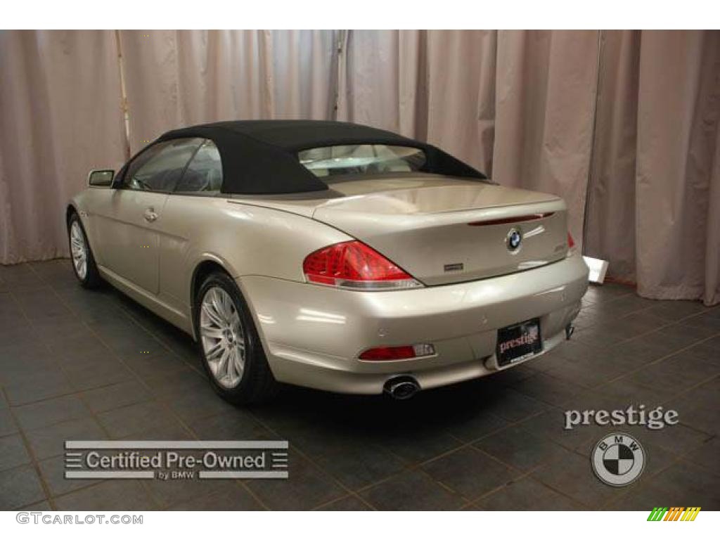 2006 6 Series 650i Convertible - Mineral Silver Metallic / Cream Beige photo #6