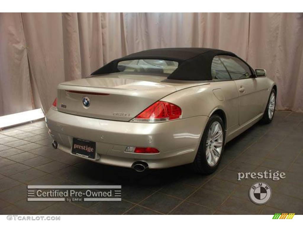 2006 6 Series 650i Convertible - Mineral Silver Metallic / Cream Beige photo #8