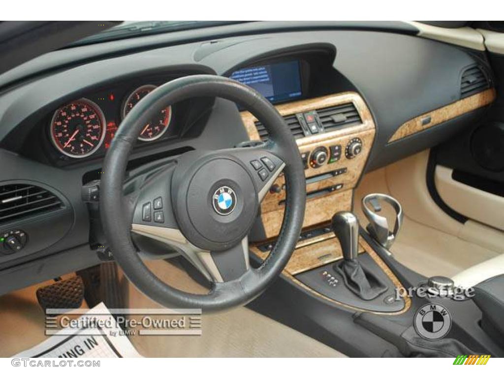 2006 6 Series 650i Convertible - Mineral Silver Metallic / Cream Beige photo #14