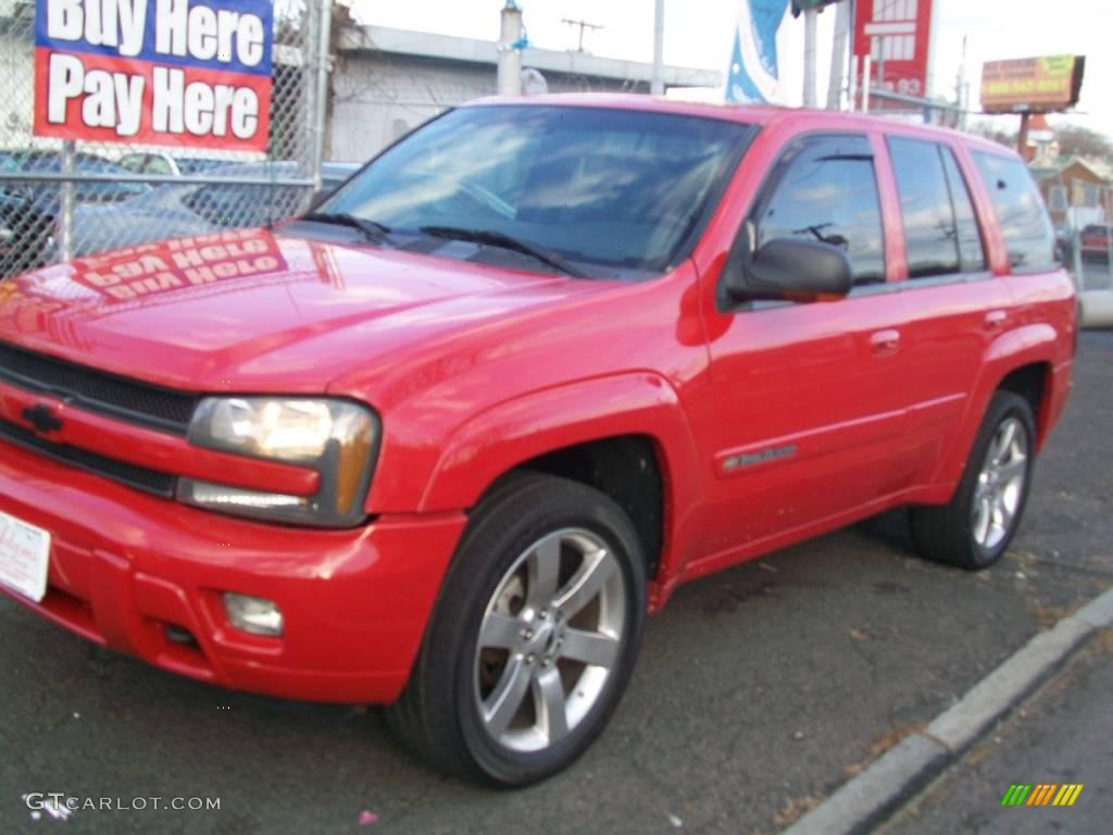 2002 Victory Red Chevrolet TrailBlazer LTZ 4x4 23181960 Photo 4