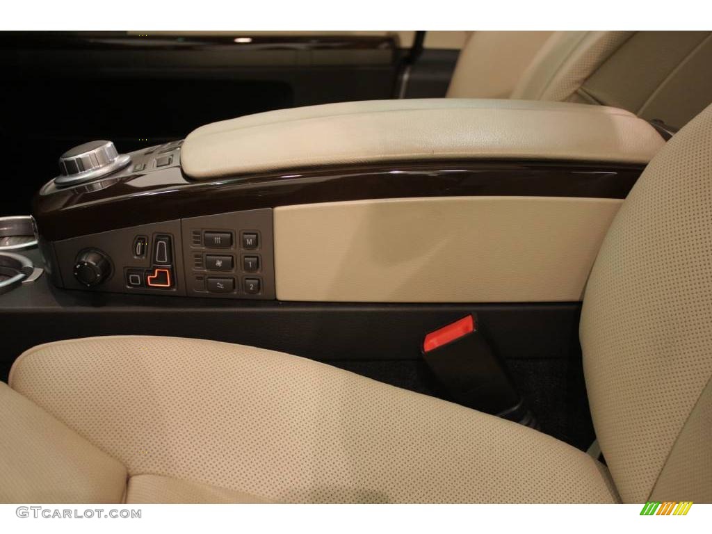 2007 7 Series 750Li Sedan - Black Sapphire Metallic / Cream Beige photo #12