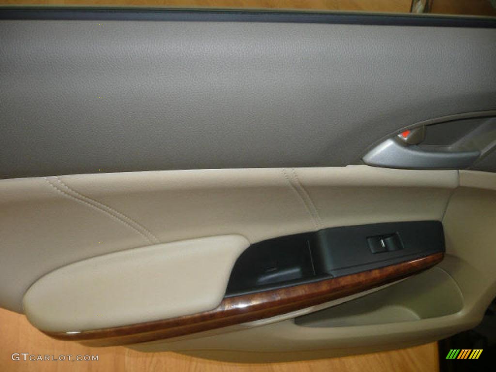 2009 Accord EX-L Sedan - Crystal Black Pearl / Ivory photo #16