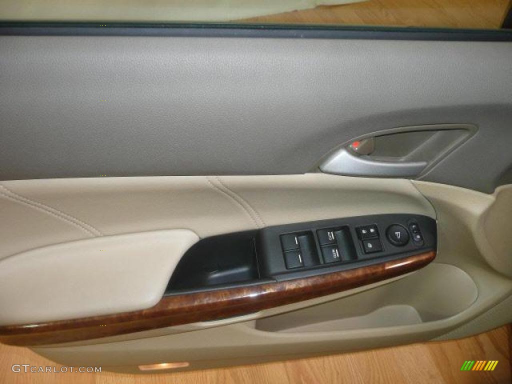 2009 Accord EX-L Sedan - Crystal Black Pearl / Ivory photo #17