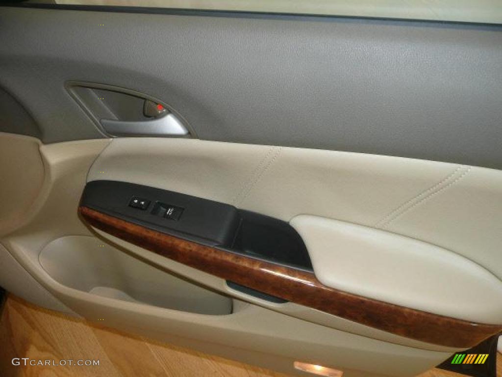 2009 Accord EX-L Sedan - Crystal Black Pearl / Ivory photo #23