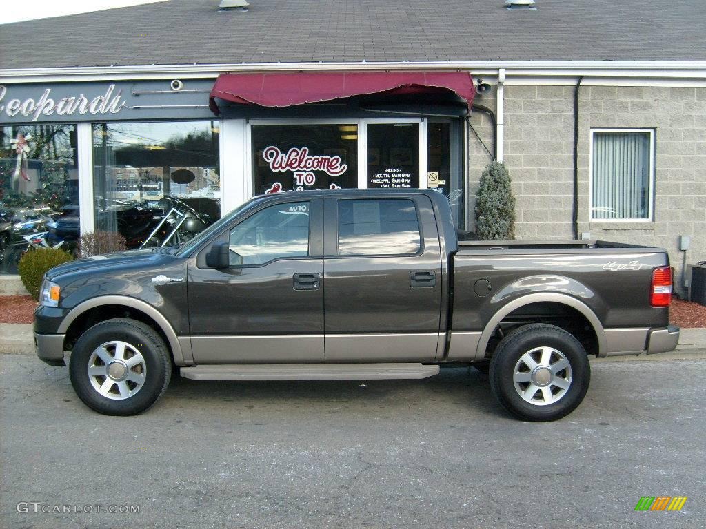 2005 F150 King Ranch SuperCrew 4x4 - Dark Stone Metallic / Castano Brown Leather photo #2