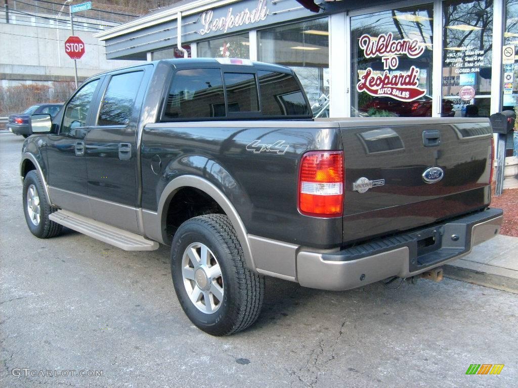 2005 F150 King Ranch SuperCrew 4x4 - Dark Stone Metallic / Castano Brown Leather photo #3