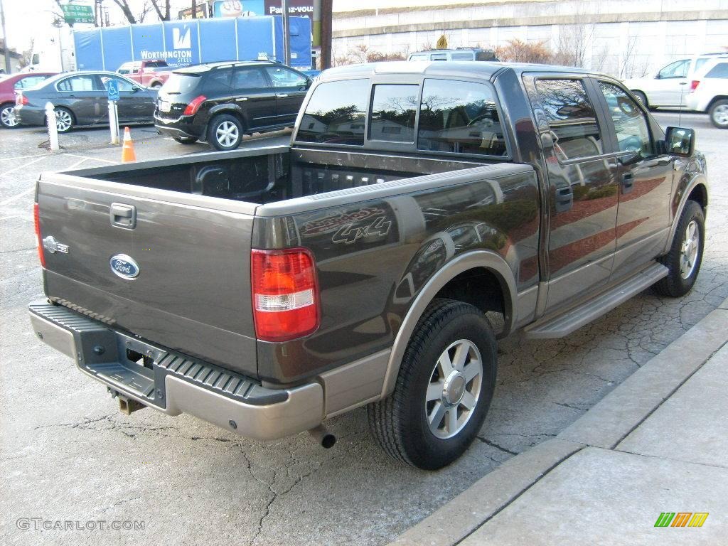 2005 F150 King Ranch SuperCrew 4x4 - Dark Stone Metallic / Castano Brown Leather photo #5