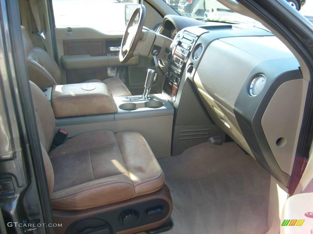 2005 F150 King Ranch SuperCrew 4x4 - Dark Stone Metallic / Castano Brown Leather photo #12