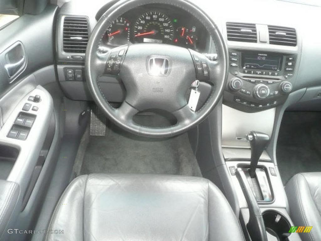 2003 Accord EX V6 Sedan - Redondo Red Pearl / Black photo #6