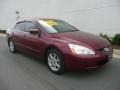 2003 Redondo Red Pearl Honda Accord EX V6 Sedan  photo #9