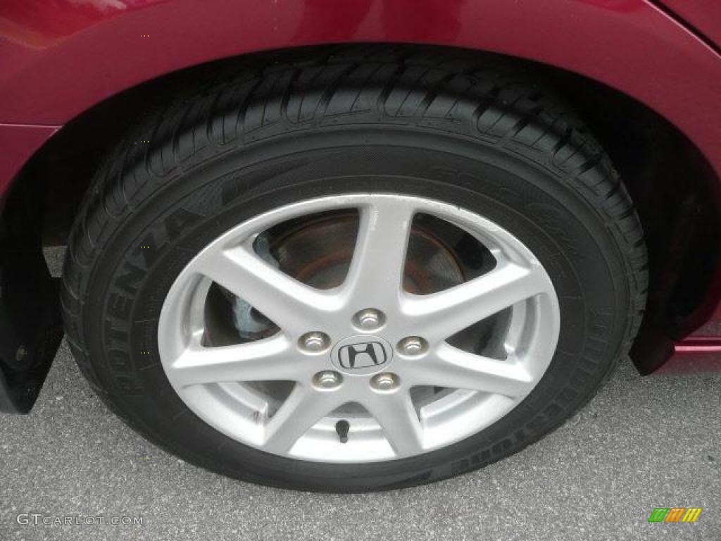 2003 Accord EX V6 Sedan - Redondo Red Pearl / Black photo #12