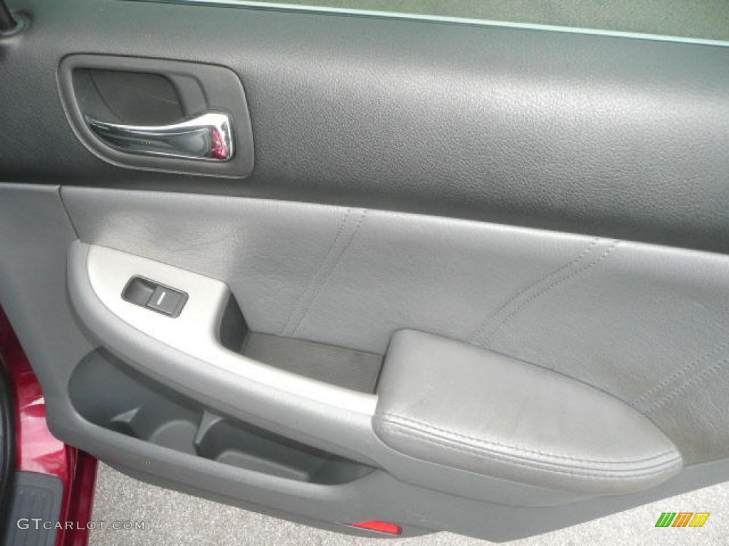 2003 Accord EX V6 Sedan - Redondo Red Pearl / Black photo #16