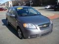 2008 Medium Gray Metallic Chevrolet Aveo LS Sedan  photo #11