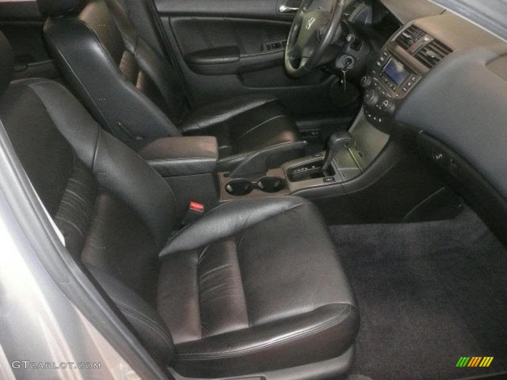 2006 Accord EX-L Sedan - Alabaster Silver Metallic / Black photo #22