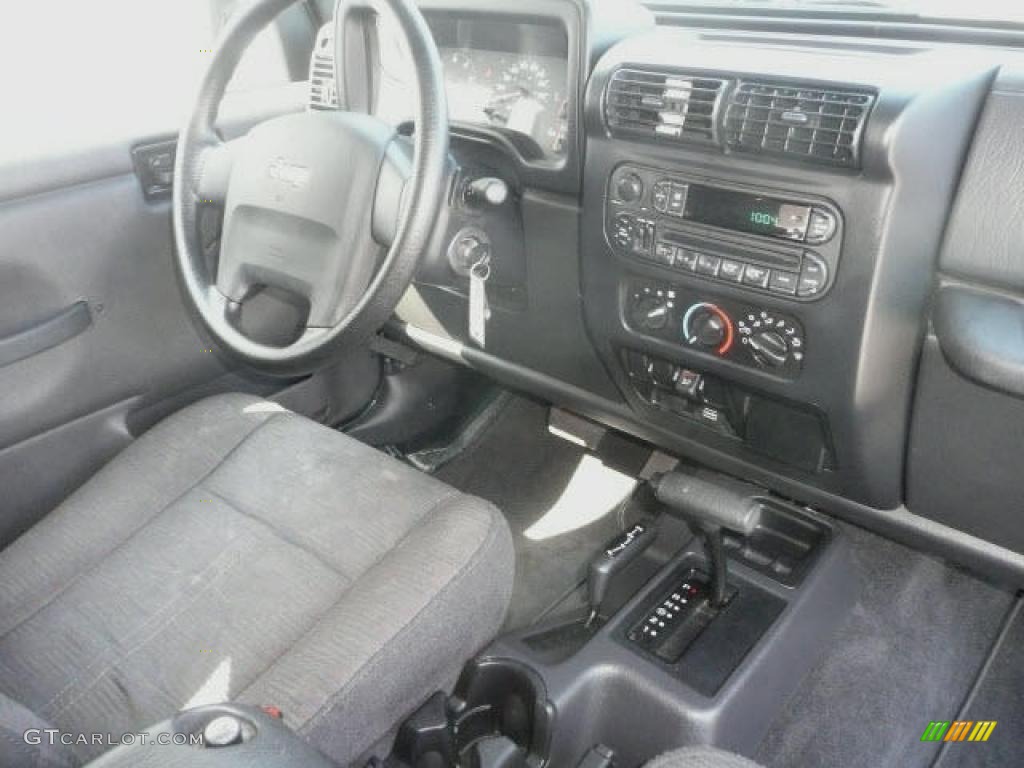 2004 Wrangler Sport 4x4 - Shale Green Metallic / Dark Slate Gray photo #6