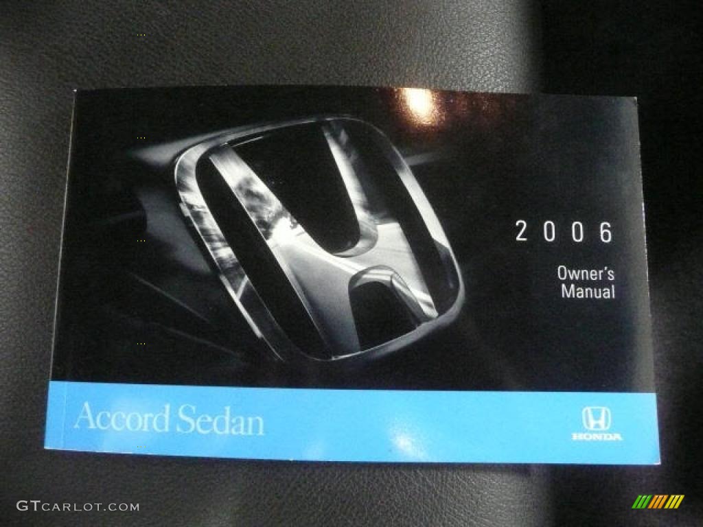 2006 Accord EX-L Sedan - Alabaster Silver Metallic / Black photo #24