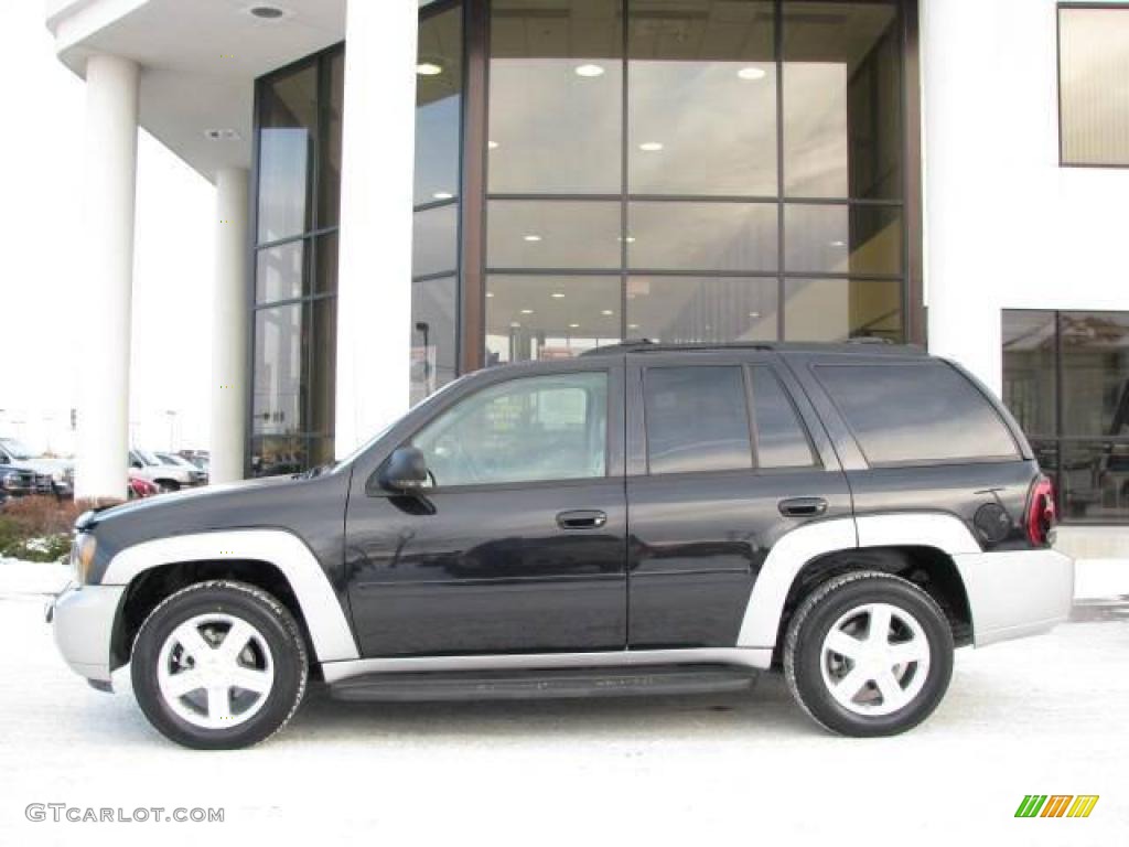 2008 TrailBlazer LT 4x4 - Black Granite Metallic / Ebony photo #1