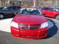 2009 Inferno Red Crystal Pearl Dodge Avenger SE  photo #7