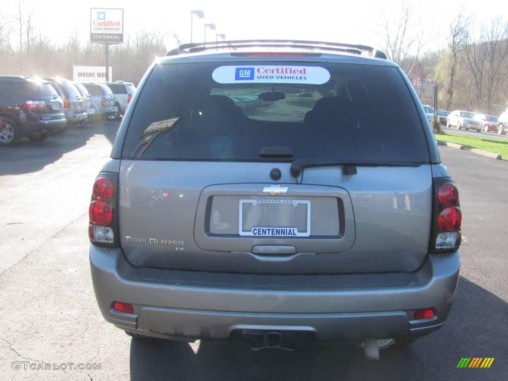 2008 TrailBlazer LT 4x4 - Graystone Metallic / Light Gray photo #7