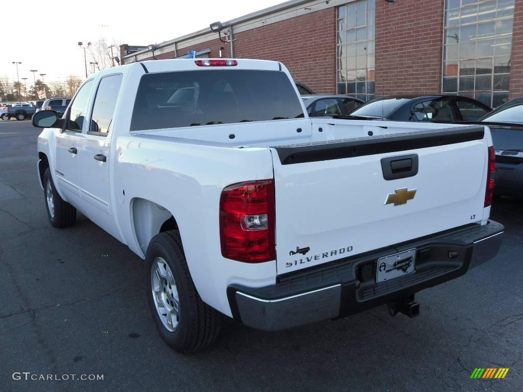 2009 Silverado 1500 LT Crew Cab - Summit White / Ebony photo #4