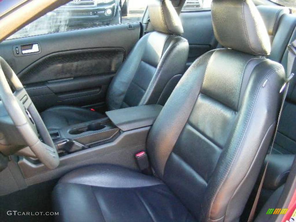 2008 Mustang V6 Premium Coupe - Dark Candy Apple Red / Dark Charcoal photo #9