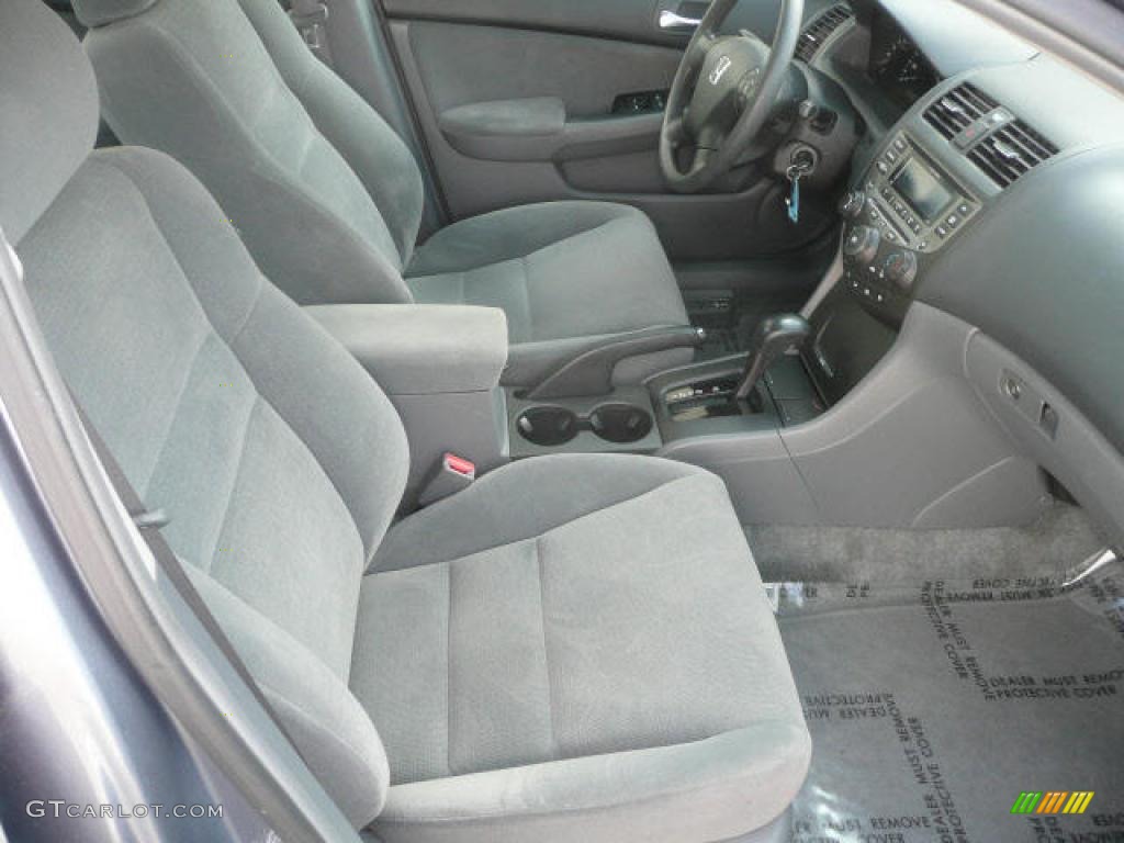 2007 Accord SE V6 Sedan - Cool Blue Metallic / Gray photo #23