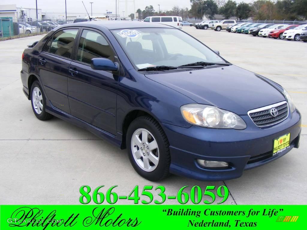 2006 Corolla S - Indigo Ink Pearl / Dark Charcoal photo #1
