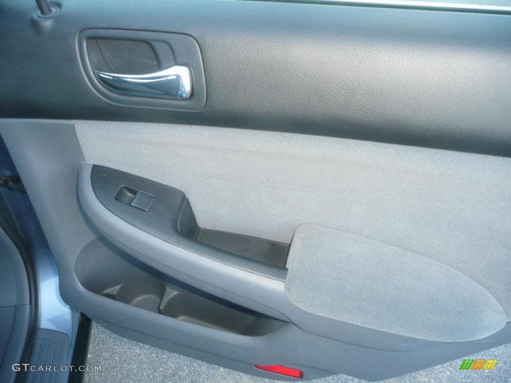 2007 Accord SE V6 Sedan - Cool Blue Metallic / Gray photo #20