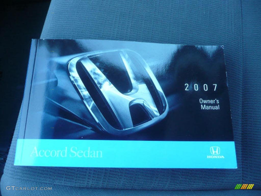 2007 Accord SE V6 Sedan - Cool Blue Metallic / Gray photo #29