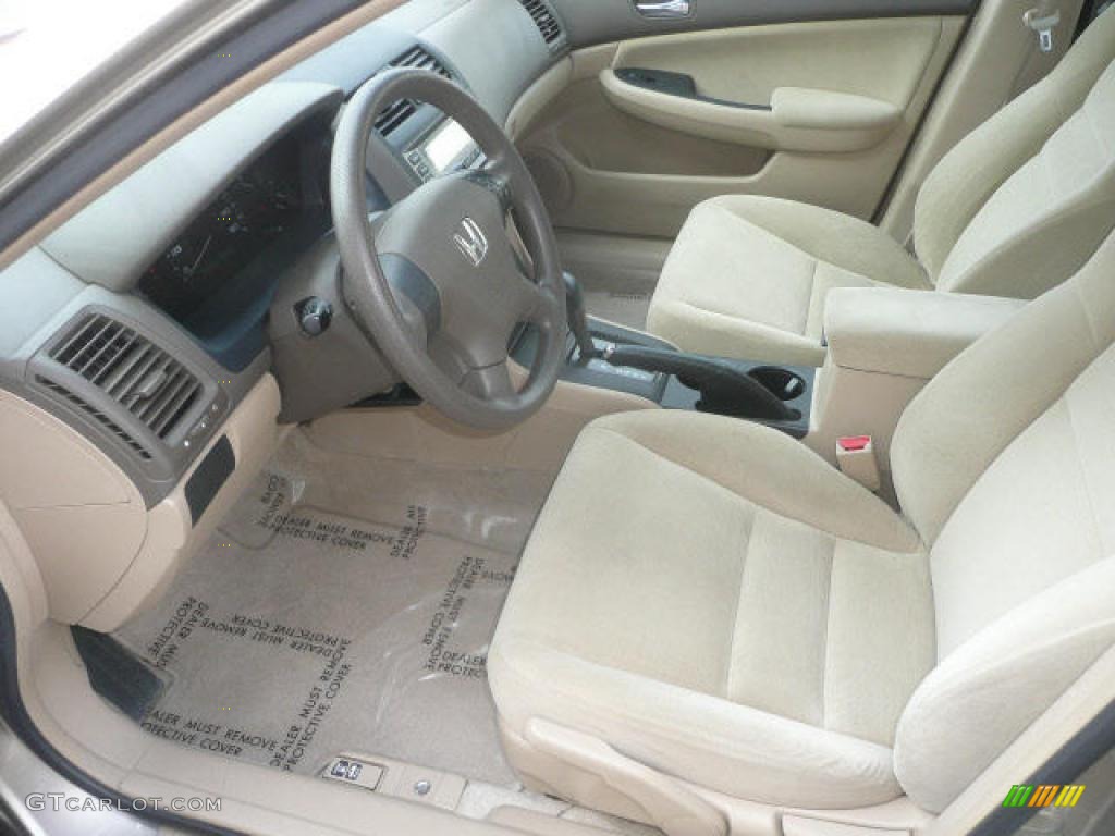 2007 Accord LX Sedan - Desert Mist Metallic / Ivory photo #4