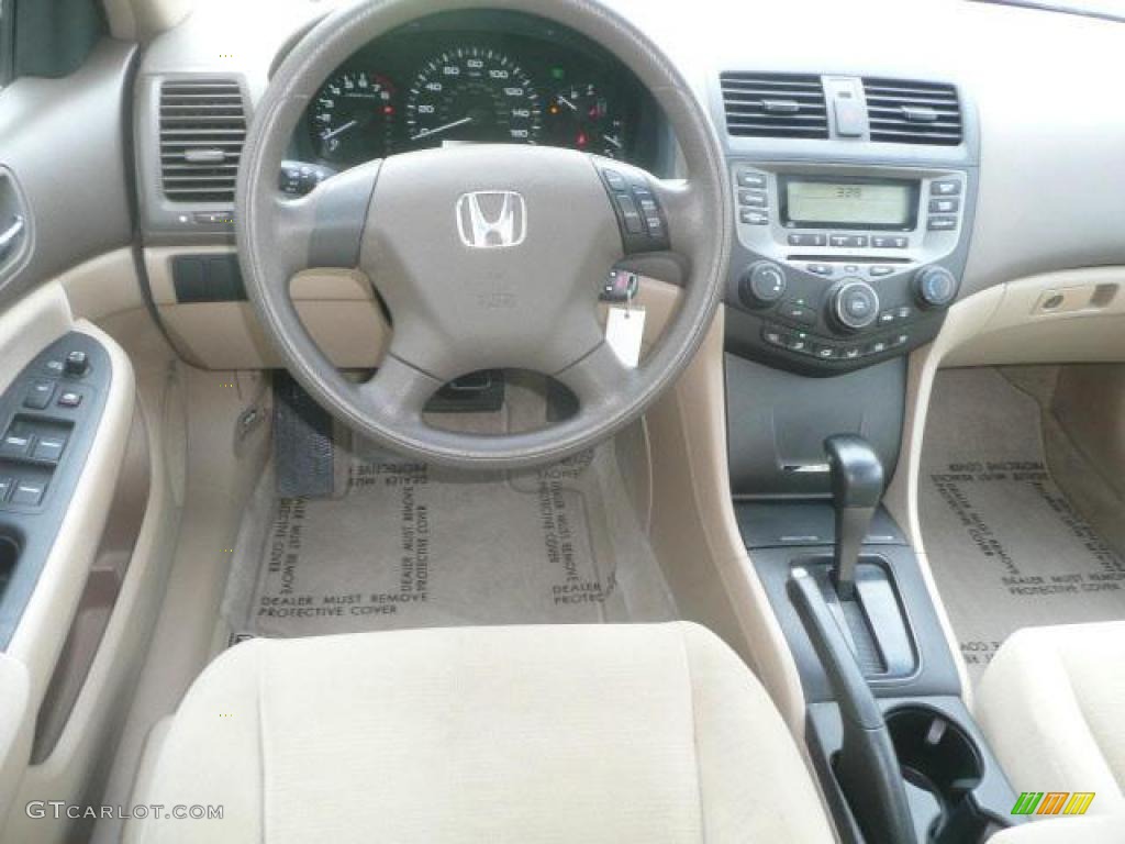 2007 Accord LX Sedan - Desert Mist Metallic / Ivory photo #6
