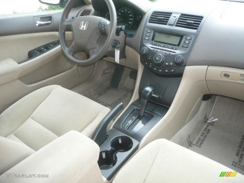 2007 Accord LX Sedan - Desert Mist Metallic / Ivory photo #7