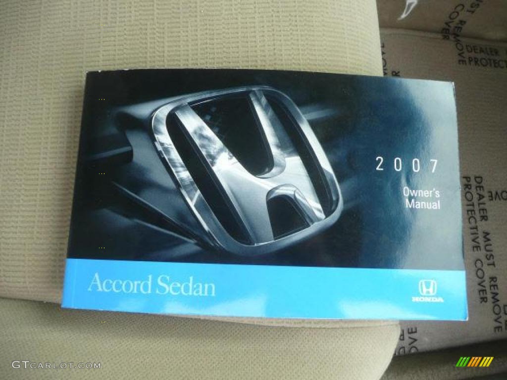 2007 Accord LX Sedan - Desert Mist Metallic / Ivory photo #23