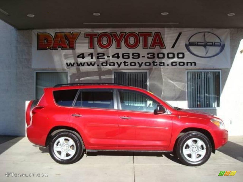 2007 RAV4 4WD - Barcelona Red Pearl / Taupe photo #1