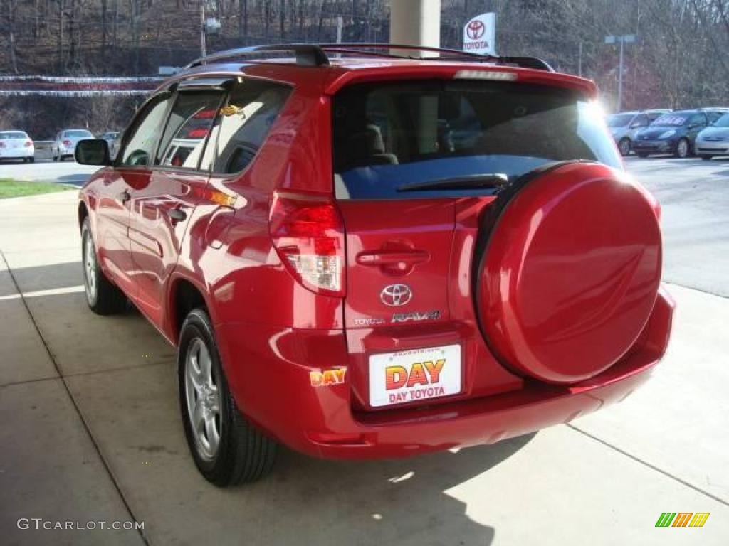 2007 RAV4 4WD - Barcelona Red Pearl / Taupe photo #4