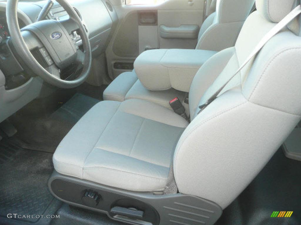 2008 F150 XL Regular Cab - Silver Metallic / Medium/Dark Flint photo #4
