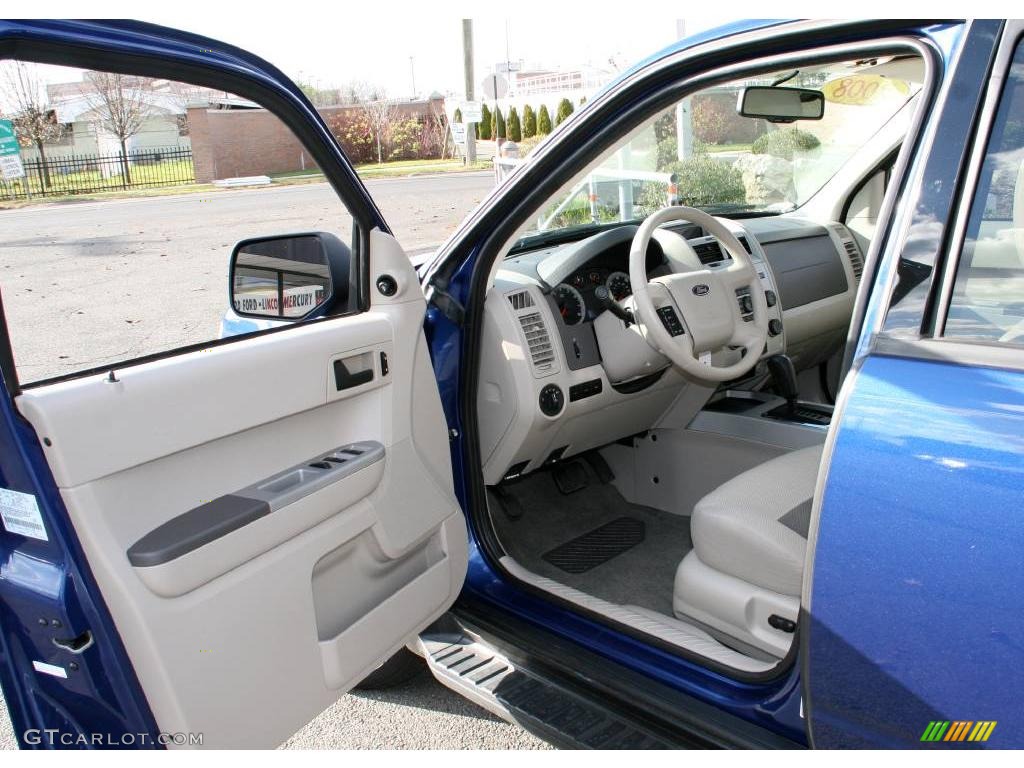 2008 Escape XLT V6 4WD - Vista Blue Metallic / Stone photo #10