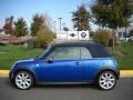 2006 Hyper Blue Metallic Mini Cooper S Convertible  photo #13