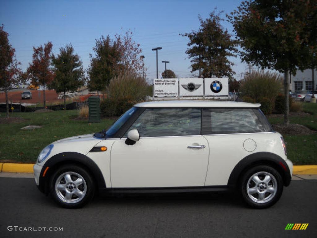 2007 Cooper Hardtop - Pepper White / Grey/Carbon Black photo #2