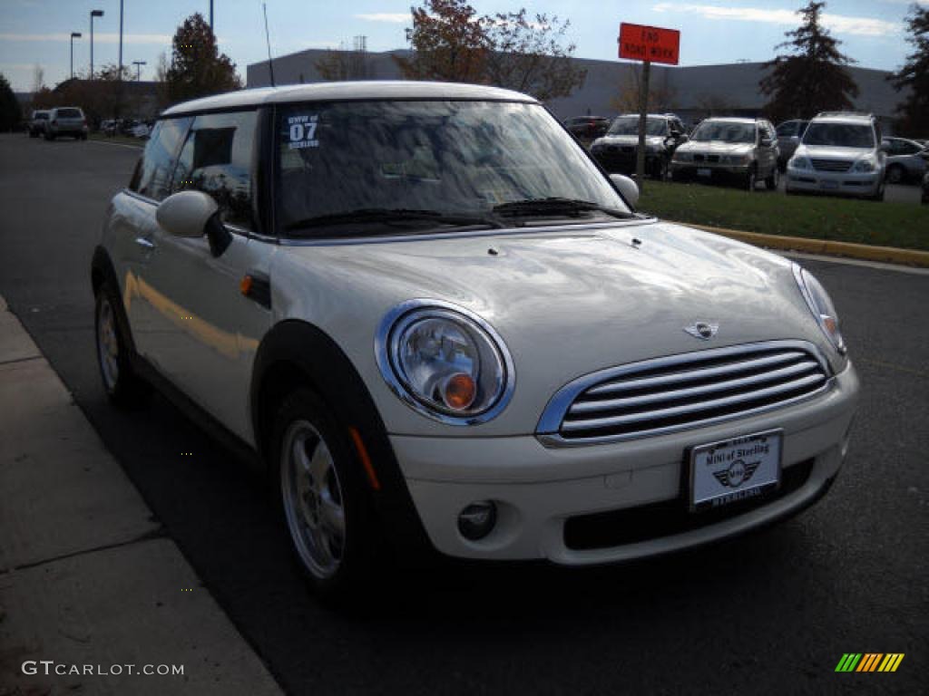 2007 Cooper Hardtop - Pepper White / Grey/Carbon Black photo #7