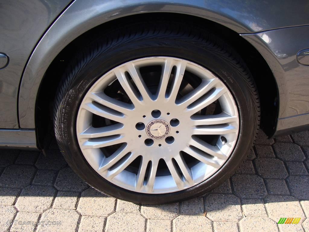 2008 E 350 4Matic Sedan - Flint Grey Metallic / Cognac Brown/Black photo #7