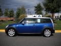 2008 Lightning Blue Metallic Mini Cooper S Clubman  photo #2