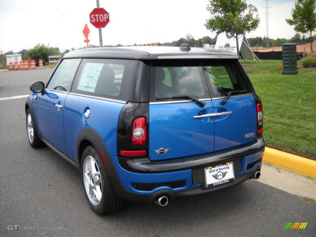 2009 Cooper S Clubman - Laser Blue Metallic / Black/Grey photo #3