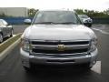 2010 Sheer Silver Metallic Chevrolet Silverado 1500 LT Extended Cab  photo #2