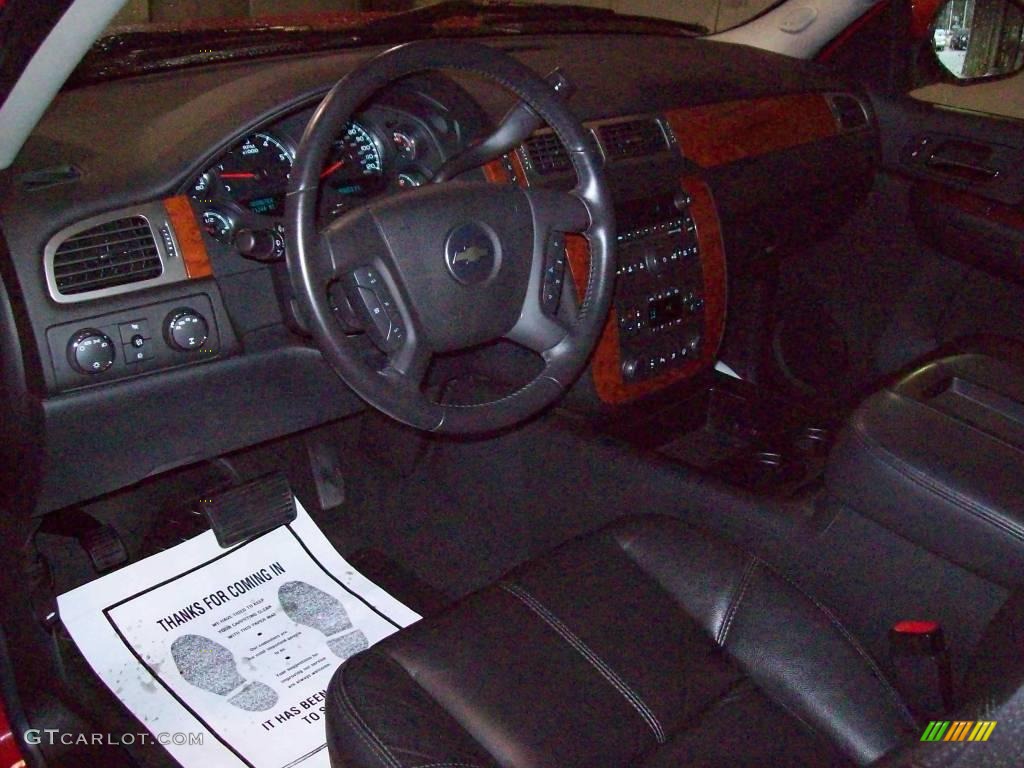 2007 Silverado 1500 LTZ Extended Cab 4x4 - Victory Red / Ebony Black photo #13