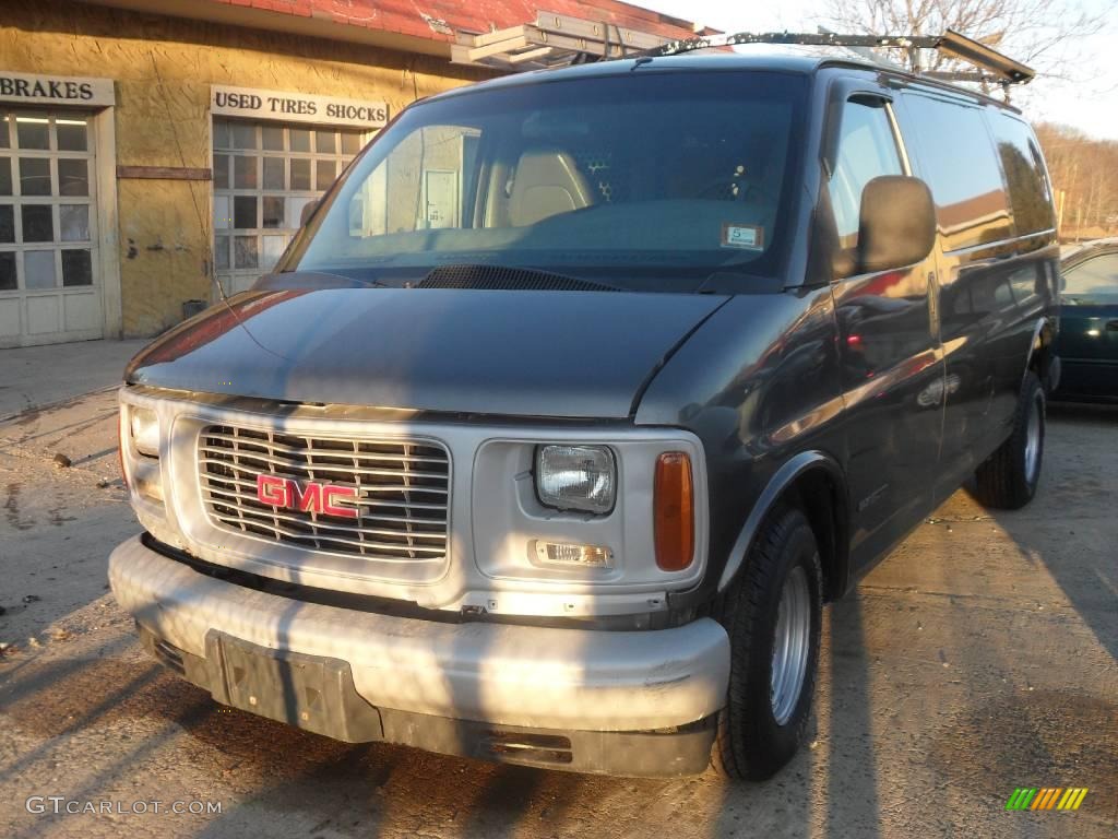 2000 Savana Van 1500 Cargo - Storm Gray Metallic / Pewter photo #5