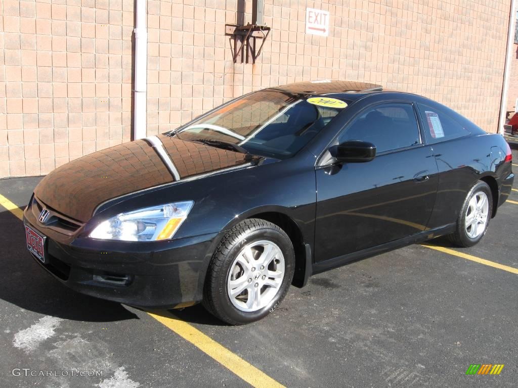 2007 Accord EX Coupe - Nighthawk Black Pearl / Black photo #4