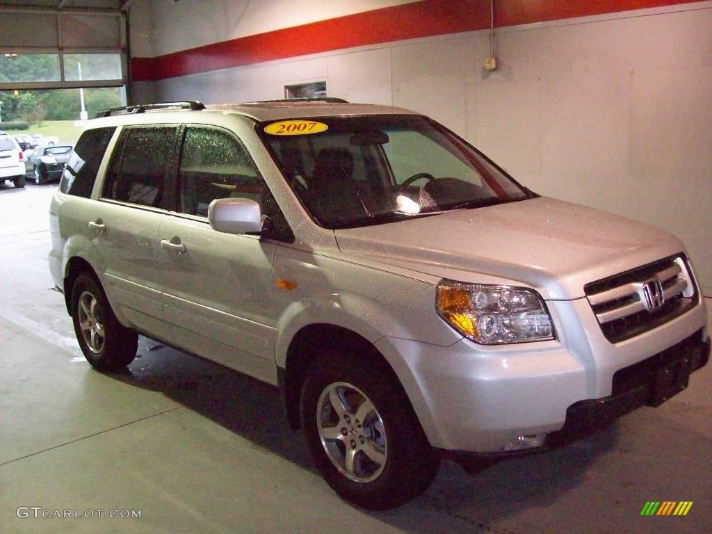 2007 Pilot EX-L - Billet Silver Metallic / Gray photo #1